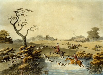 Midi, chasse au renard, gravé par J.H. Clarke et F. Jeakes - Dean Snr. (after) Wolstenholme