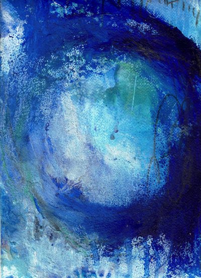 Tourbillon bleu profond - Deb Chaney
