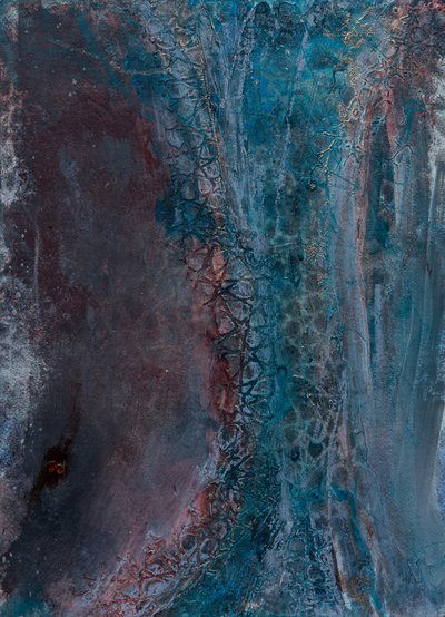 Flux bleu sarcelle profond - Deb Chaney