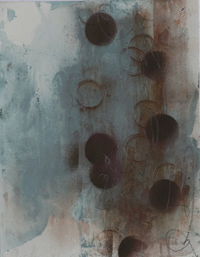 Cercles abstraits aux tons terreux - Deb Chaney