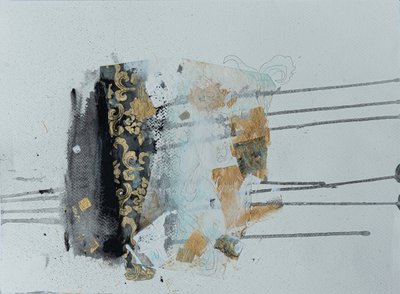 Abstrait doré et élégant - Deb Chaney