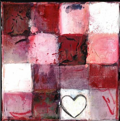 Cœur à carreaux rouges - Deb Chaney