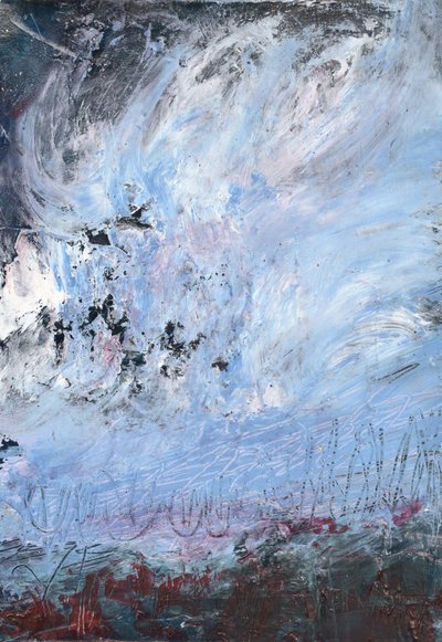 Paysage abstrait orageux - Deb Chaney