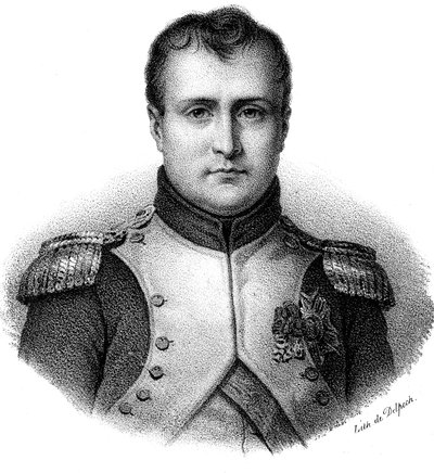 Napoléon Ier Bonaparte 1769-1821, Empereur de France à partir de 1804, vers 1830 - Delpech