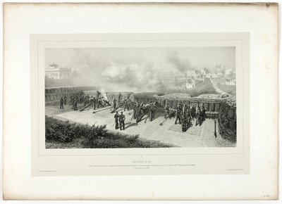 Batterie no.10, de Souvenirs d’Italie : Expédition de Rome - Denis Auguste Marie Raffet