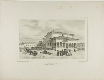 Église Saint-Georges, Bucarest, Valachie, 13 juillet 1837 - Denis-Auguste-Marie Raffet