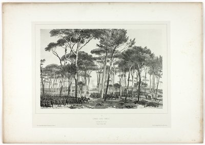 Combat à Pamfili, de Souvenirs d’Italie: Expédition de Rome - Denis Auguste Marie Raffet