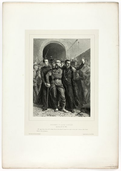 Dévotion du clergé catholique à Rome, 30 avril 1849, de Souvenirs d
