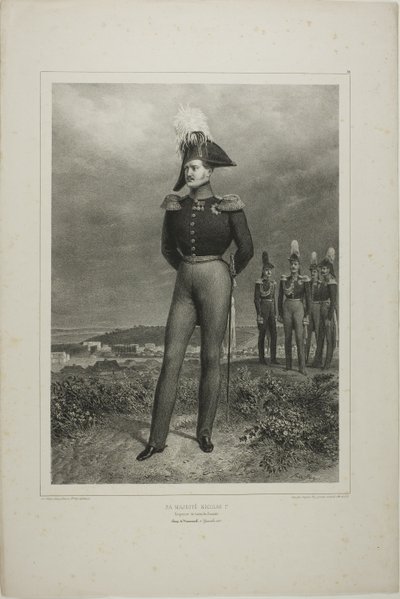 Sa Majesté Nicolas Ier, empereur de toutes les Russies, Camp de Vosnessensk, 6 octobre 1837 - Denis Auguste Marie Raffet
