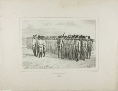 Infanterie hongroise, Presbourg, 2 juillet 1837 - Denis Auguste Marie Raffet