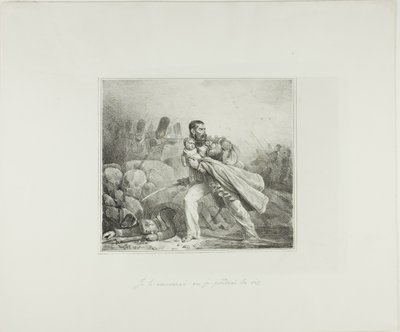 Je le sauverai ou je périrai - Denis Auguste Marie Raffet