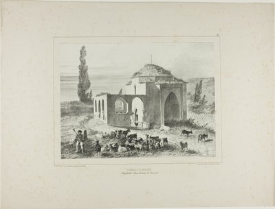 Tombe de Mariah, Bachtcheh-Seraï, Crimée, 21 août 1837 - Denis Auguste Marie Raffet