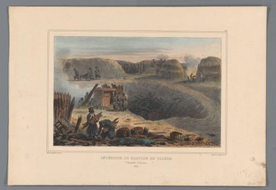 Intérieur du Bastion de Tolède (Dessins faits d