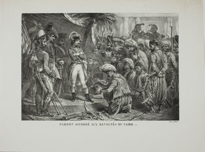 La grâce accordée aux rebelles du Caire - Denis Auguste Marie Raffet
