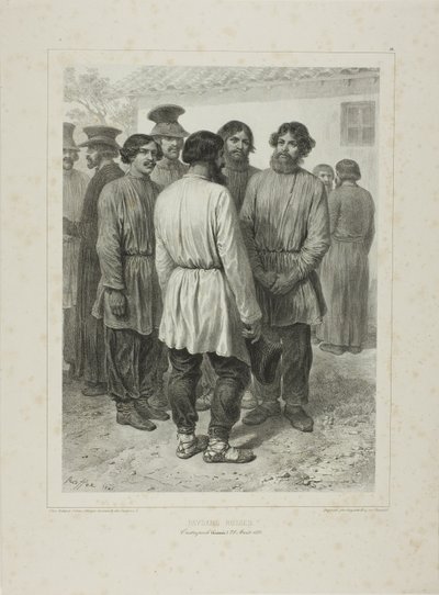 Paysans russes - Denis Auguste Marie Raffet