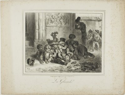 Le toboggan - Denis Auguste Marie Raffet