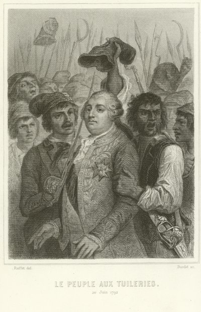 Le peuple au palais des Tuileries - Denis Auguste Marie Raffet