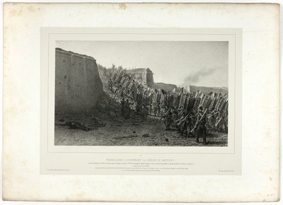 Travailleurs couronnant la brèche du bastion 7, de Souvenirs d