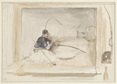 Travailleur du coton assis - Denis Auguste Marie Raffet