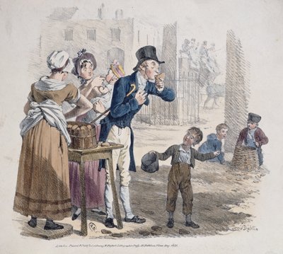 Le vendeur de pommes de terre cuites, 1821 - Denis Dighton