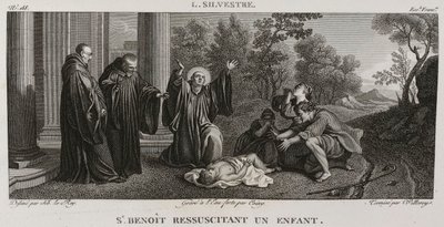 Denis-Sébastien Leroy, Antoine-Claude-François Villerey et Coiny - Saint Benoît ressucitant un enfant, d