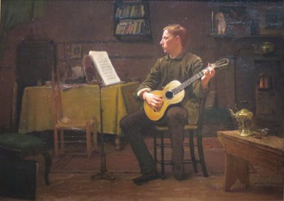 Un bohémien par Dennis Miller Bunker, 1885 - Dennis Miller Bunker