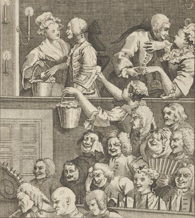 Le public rieur, vers 1800 - Dent