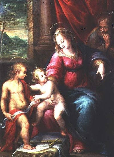 Madone et Enfant avec Jean le Baptiste - Denis Calvaert