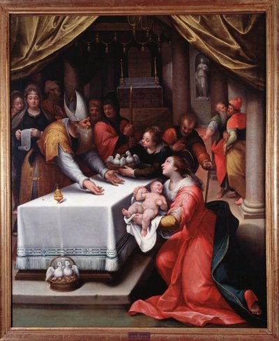 Présentation de Jésus au temple - Denys Calvaert or Calvart