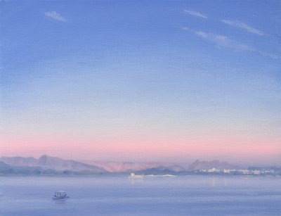 Aube sur le Lac Piccola - Derek Hare