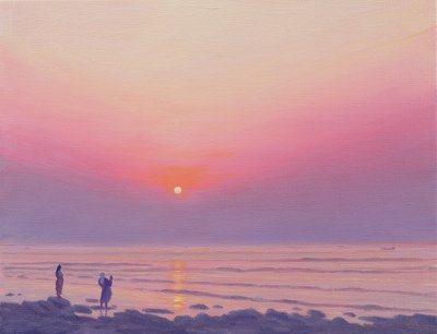 Crépuscule à Kochi - Derek Hare
