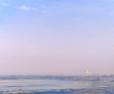 Taj Mahal depuis le Fort d