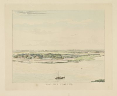 Vue sur la Waal au nord de Nimègue - Derk Anthony van de Wart