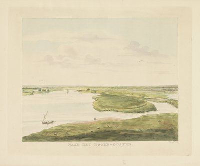 Vue sur la Waal au nord-est de Nimègue - Derk Anthony van de Wart