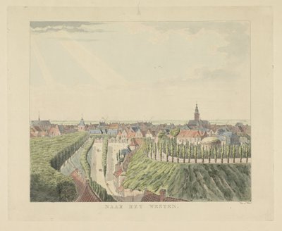 Nimègue, vue depuis la Belvédère vers l