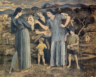 Mères et enfants dans le paysage - Derwent Lees