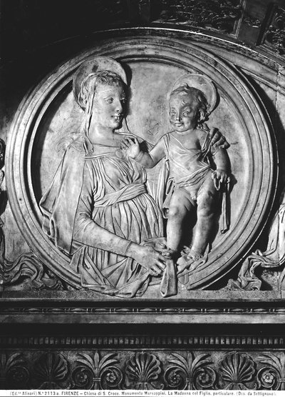 Madone et Enfant du Monument à Carlo Marsuppini - Desiderio da Settignano