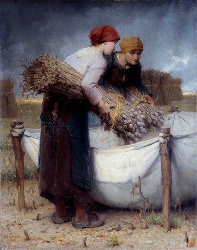 Cueilleurs de coquelicots - Desire Francois Laugee