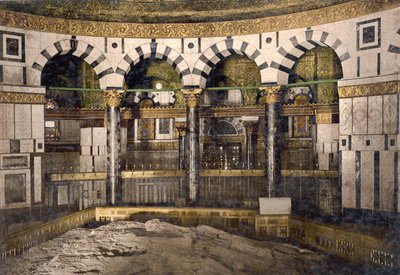 Le Rocher dans la Mosquée d