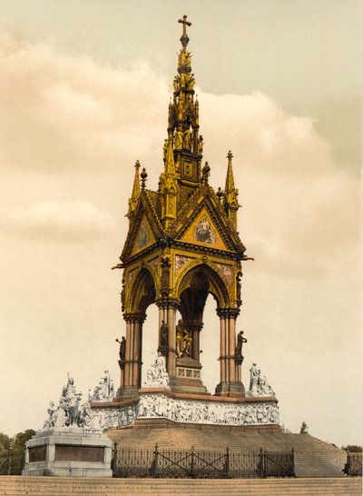 Albert Memorial, Londres, c.1890-1900 - Detroit Publishing Co.