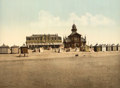 Plage et Casino, Calais, France, c.1900 - Detroit Publishing Co.