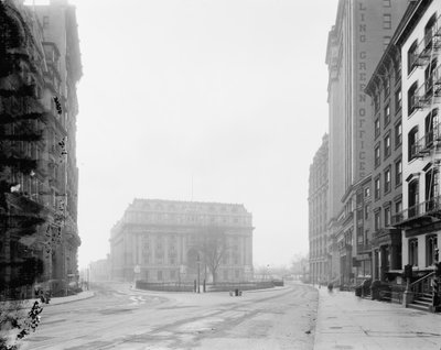 Custom House et Bowling Green, New York - Detroit Publishing Co.