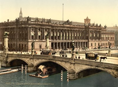 Pont de Frédéric et la Bourse, Berlin, Allemagne, vers 1900 - Detroit Publishing Co.