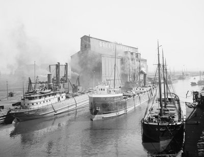 Grand ascenseur du Nord et expédition, Buffalo, New York - Detroit Publishing Co.