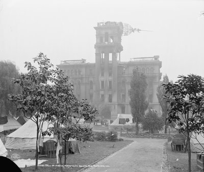 Palais de Justice, Portsmouth Square, San Francisco - Detroit Publishing Co.