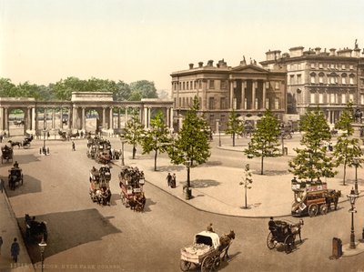 Hyde Park Corner, Londres, vers 1890-1900 - Detroit Publishing Co.