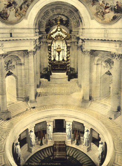 Tombeau de Napoléon, Les Invalides, Paris, France, vers 1900 - Detroit Publishing Co.