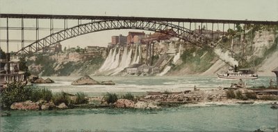 Niagara, moulins et pont du Grand Trunk, c.1900 - Detroit Publishing Co.