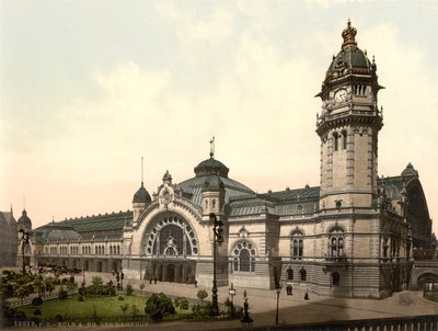 Gare ferroviaire, Cologne, Allemagne, vers 1900 - Detroit Publishing Co.