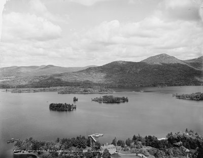 Les Détroits de Shelving Rock, Lac George - Detroit Publishing Co.